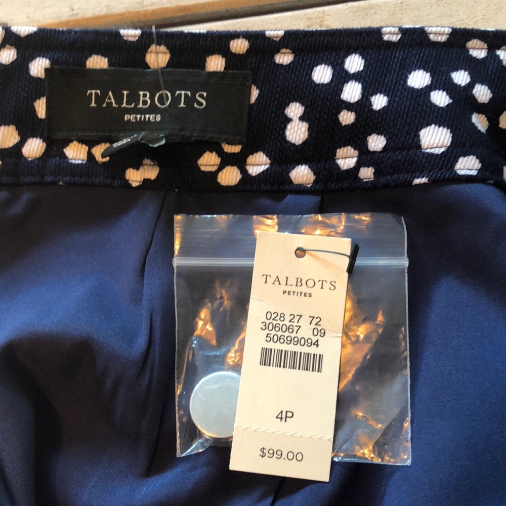 Talbots , sz4p blue and white